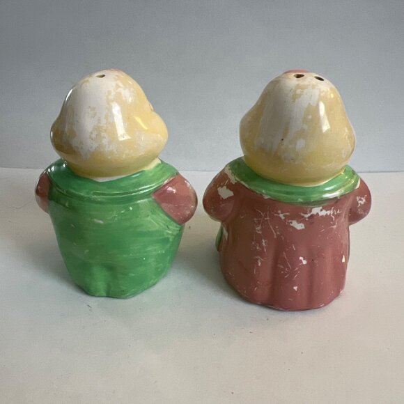 Duck-Shaped Ceramic Salt & Pepper Shakers Hand-Painted Vintage Kitchen Decor - Picture 2 of 3